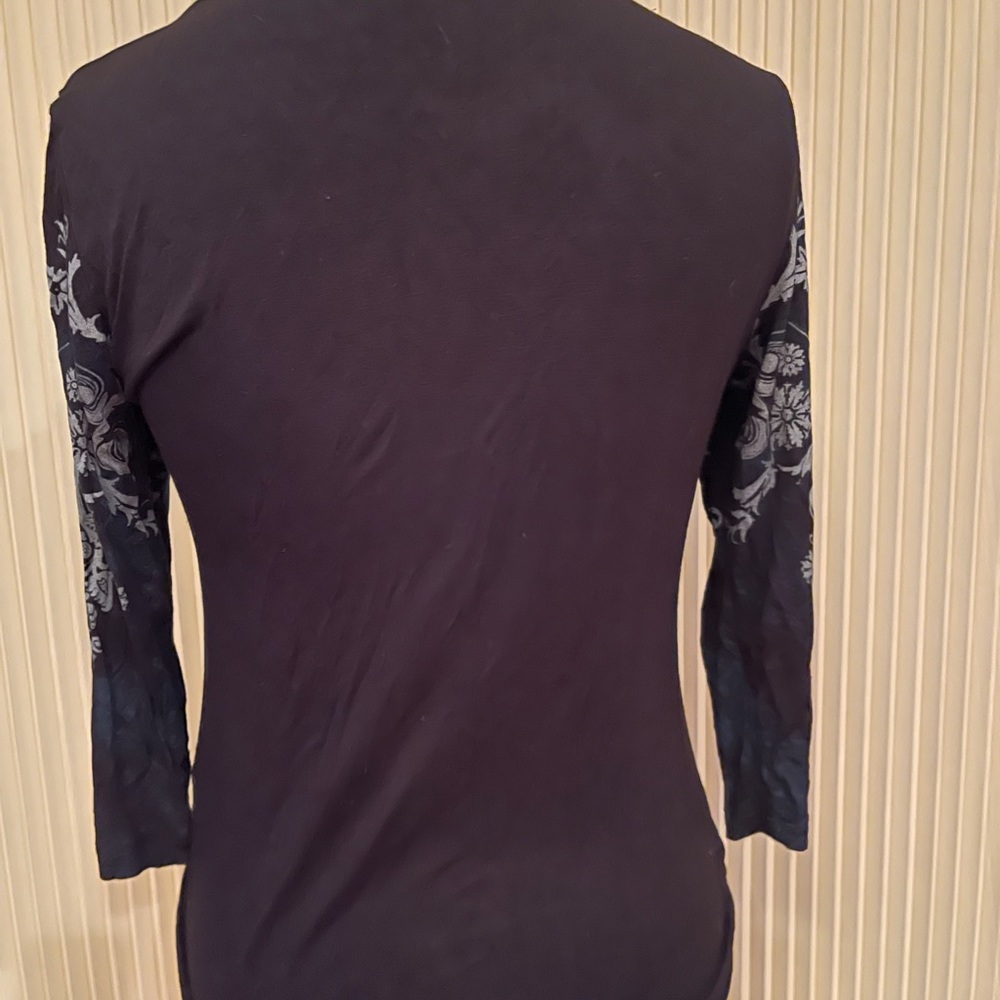 Silver studded tee